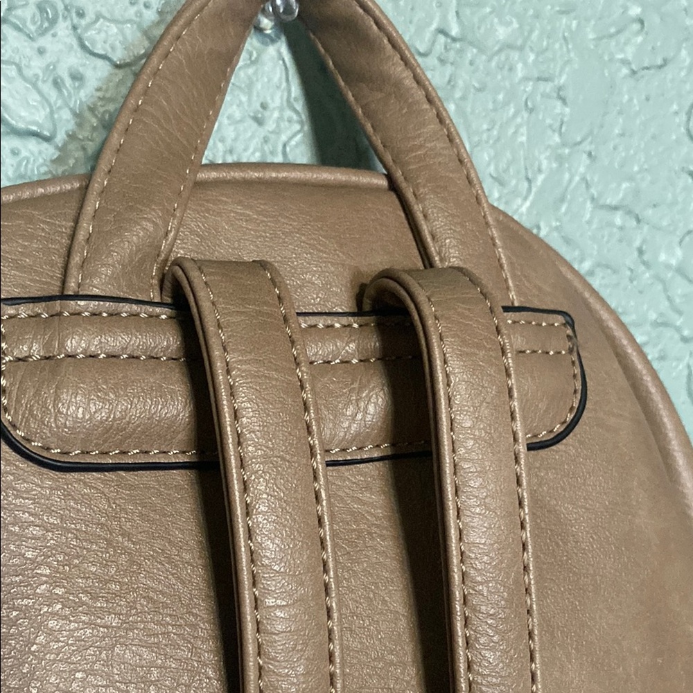 Brown Leather Backpack - Picture 5 of 13